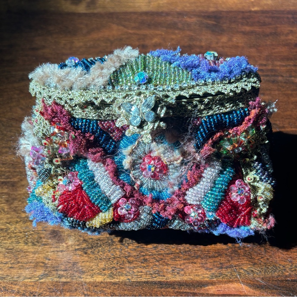Mary Frances Vintage Beaded Clutch
